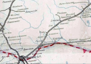 Mapa sieci kolei zelaznuch Panstawa Polskiego. 1920
